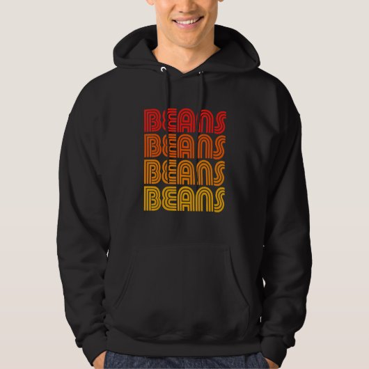 Beans Lover Fan Frijoles Refried Mexican Funny Chi Hoodie (Voorkant)