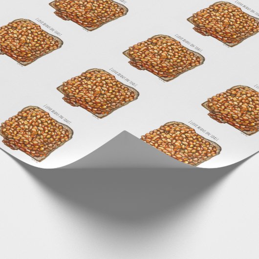 Beans on Toast Cadeaupapier (Hoek)
