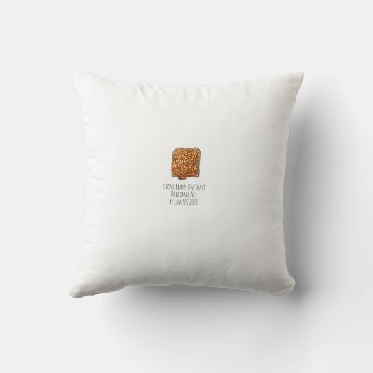 Beans on Toast Kussen (Achterkant)