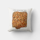 Beans on Toast Kussen (Voorkant)