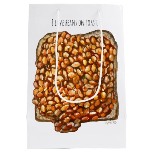 Beans on Toast Medium Cadeauzakje (Achterkant)
