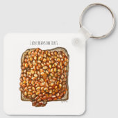 Beans on Toast Sleutelhanger (Achterkant)