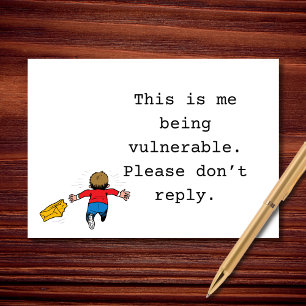 Beantwoord deze emotie niet kaart