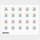 Beantwoord Gebed Adoptie Ronde Sticker (Vel)