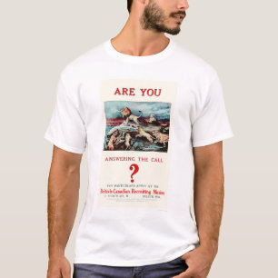 Beantwoord je de oproep? (US02111) T-shirt
