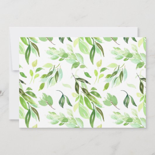 Beantwoord Zwangerschap Zwangerschap Zwangerschap Aankondiging (Achterkant)