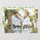 Beantwoord Zwangerschap Zwangerschap Zwangerschap  Aankondiging (Voorkant / Achterkant)