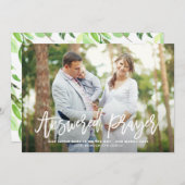 Beantwoorde mededeling van gebeden met briefing ov aankondiging (Voorkant / Achterkant)