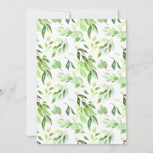 Beantwoorde mededeling van gebeden met briefing vo aankondiging (Achterkant)