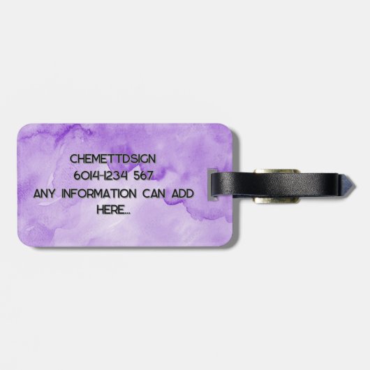 Bear 01 Kids Bagagelabel (Achterkant horizontaal)