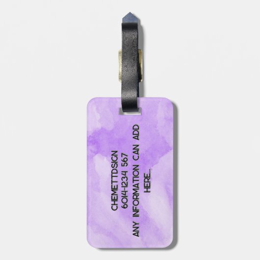 Bear 03 Kids Bagagelabel (Achterkant verticaal)