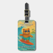 Bear 04 Kids Bagagelabel (Voorkant verticaal)