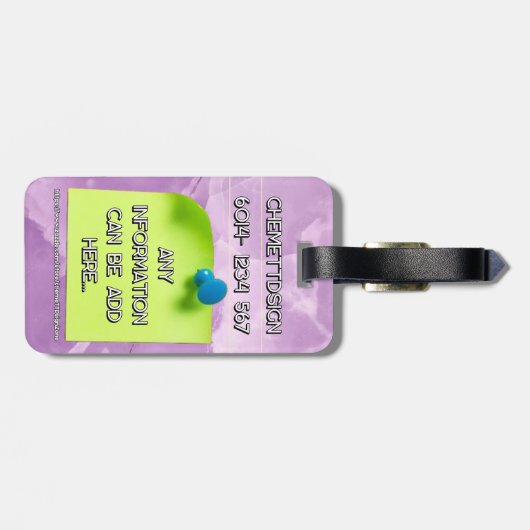 Bear 04 Kids Bagagelabel (Achterkant horizontaal)