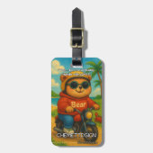 Bear 05 Kids Bagagelabel (Voorkant verticaal)