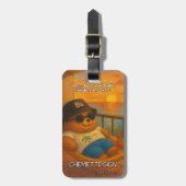 Bear 07 Kids Bagagelabel (Voorkant verticaal)