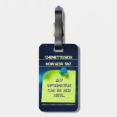 Bear 07 Kids Bagagelabel (Achterkant verticaal)