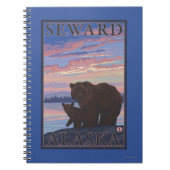 Bear and Cub - Seward, Alaska Notitieboek (Voorkant)