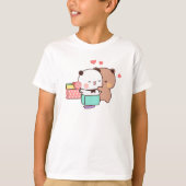 Bear and Panda Bubu Dudu Balloon T-shirt (Voorkant)