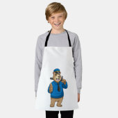 Bear as Police officer with Police hat Schort (Gedragen)