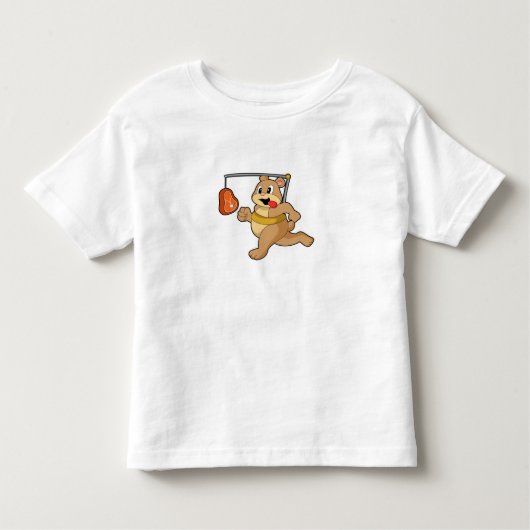 Bear as Runner Kinder Shirts (Voorkant)