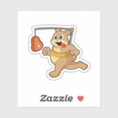 Bear as Runner Sticker (Vel)