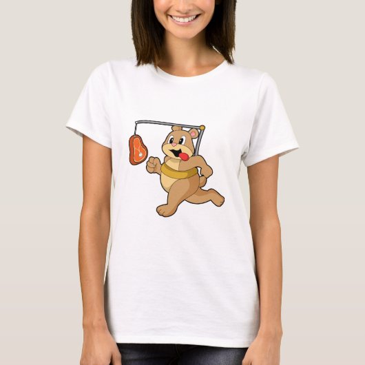 Bear as Runner T-shirt (Voorkant)