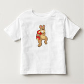 Bear at Boxing with Boxing gloves Kinder Shirts (Voorkant)