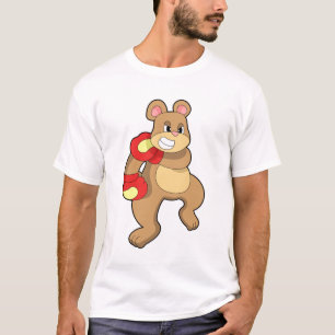 Bear at Boxing with Boxing gloves T-shirt