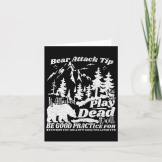 Bear Attack Tip Camping Hiking Travel Adventure  Kaart