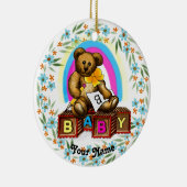 Bear baby Blocks  Ornament (Rechts)