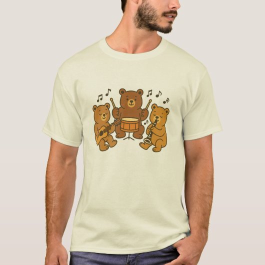 “Bear Band” T-Shirt (Voorkant)