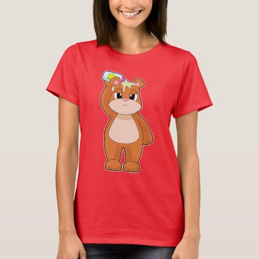 Bear Beach Sunscreen Summer T-shirt (Voorkant)