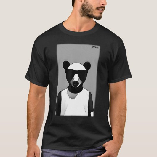 Bear Bear Sunglasses Wildlife Animals Zoo Forest T-shirt (Voorkant)