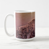 Bear Before Coffee and a Full Moon Art Mug Cup Koffiemok (Links)