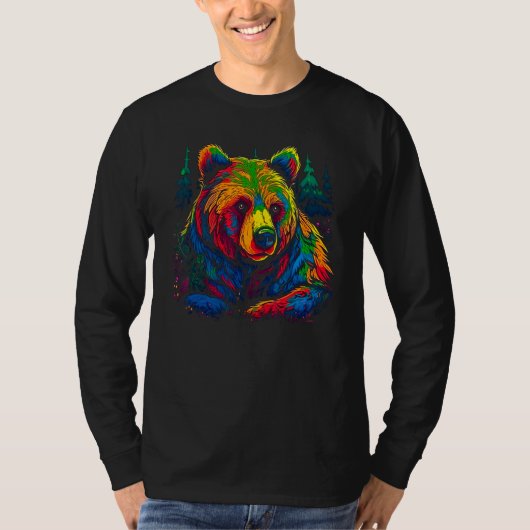 Bear Black T-shirt (Voorkant)