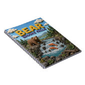 Bear Brooks Falls Moderne KlayKoo Notitieboek (Rechterzijde)