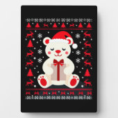 Bear Christmas Christmas (1) Fotoplaat (voorkant)