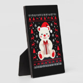 Bear Christmas Christmas (1) Fotoplaat (Zijkant)