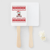 Bear Christmas Christmas (1) Handwaaier (Voorkant en achterkant)