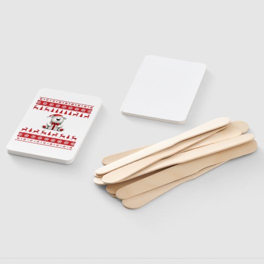 Bear Christmas Christmas (1) Handwaaier (Niet-gemonteerd)