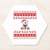Bear Christmas Christmas (1) Kartonnen Onderzetters (Voorkant)