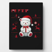 Bear Christmas Christmas (2) Fotoplaat (voorkant)