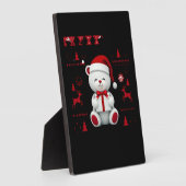 Bear Christmas Christmas (2) Fotoplaat (Zijkant)