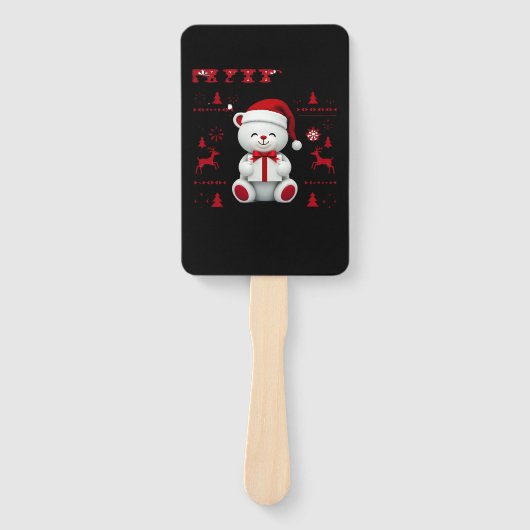 Bear Christmas Christmas (2) Handwaaier (Voorkant)