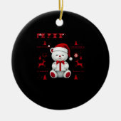 Bear Christmas Christmas (2) Keramisch Ornament (Voorkant)