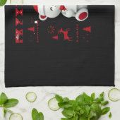 Bear Christmas Christmas (2) Theedoek (Gevouwen)