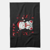 Bear Christmas Christmas (2) Theedoek (Verticaal)