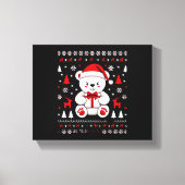 Bear Christmas Christmas (3) Canvas Afdruk (Voorkant)