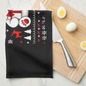 Bear Christmas Christmas (3) Theedoek (Quarter Fold)