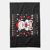 Bear Christmas Christmas (3) Theedoek (Verticaal)